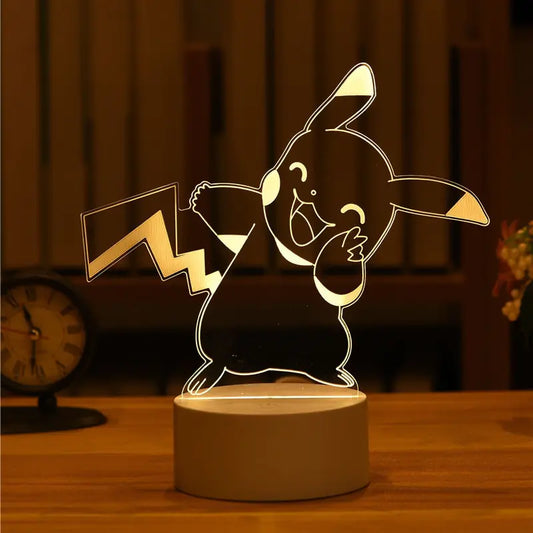 3D Pikachu Model LED