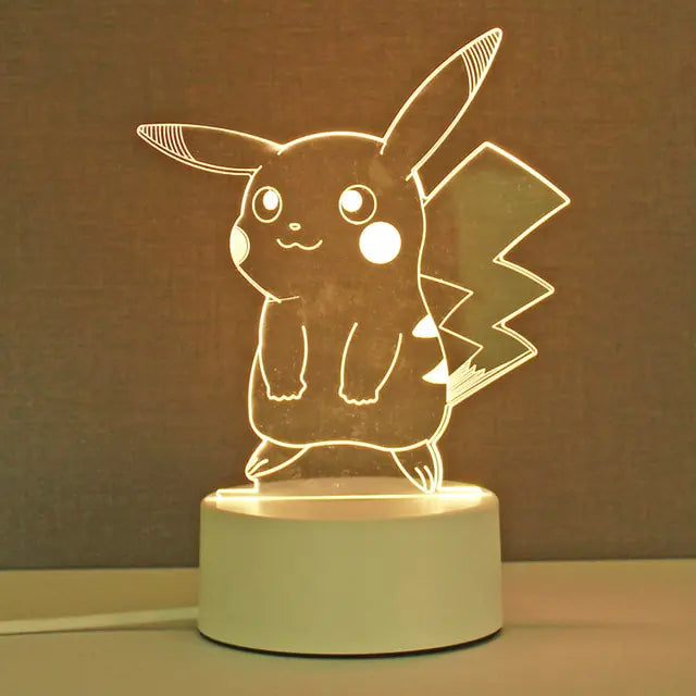 3D Pikachu Model LED