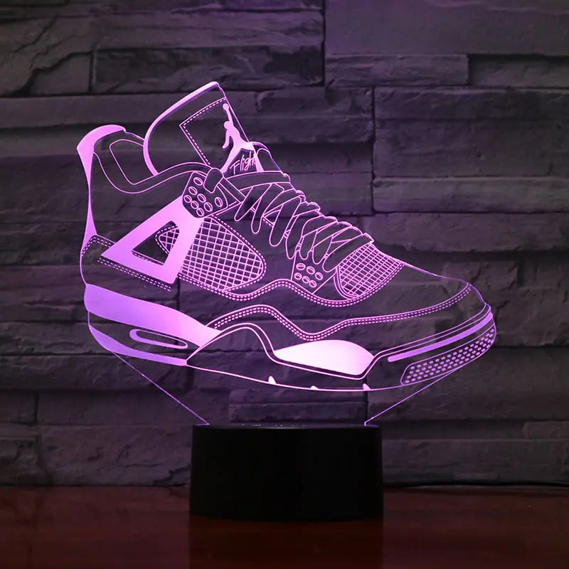 3D LED Sneakers Night Lamp